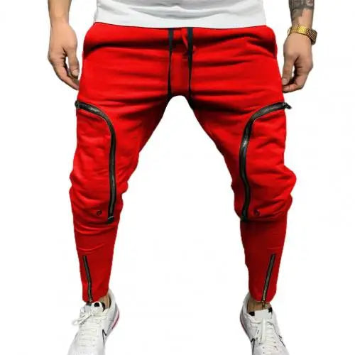 Men's Jogger Spring Summer Hipster Streetwear New Male Solid Color Casual Cargo Pants Men Trousers