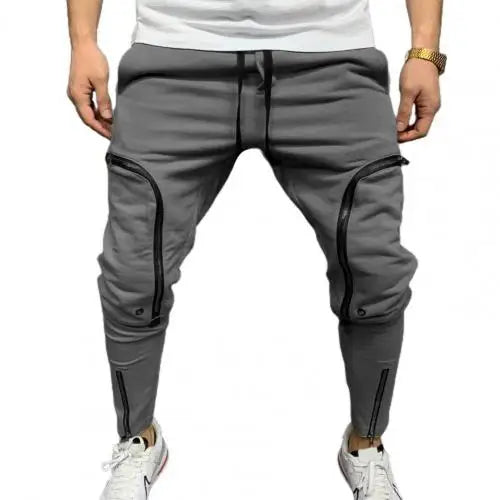 Men's Jogger Spring Summer Hipster Streetwear New Male Solid Color Casual Cargo Pants Men Trousers