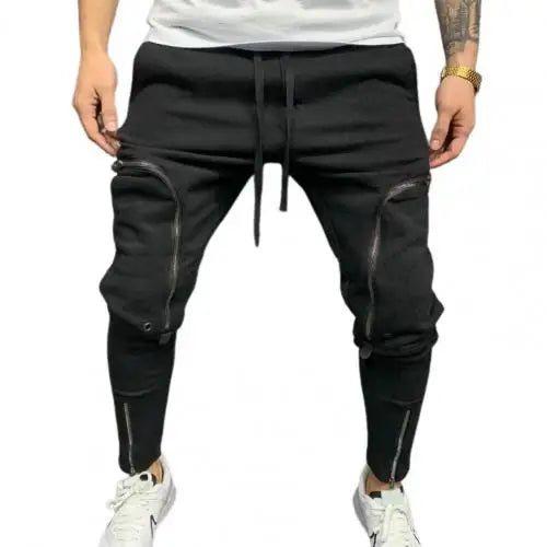 Men's Jogger Spring Summer Hipster Streetwear New Male Solid Color Casual Cargo Pants Men Trousers