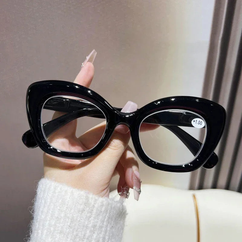 Vintage Finished Presbyopia Glasses Unisex Women Men's Anti Blue Light Farsighted Eyewear Optical Prescription Reading Glasses