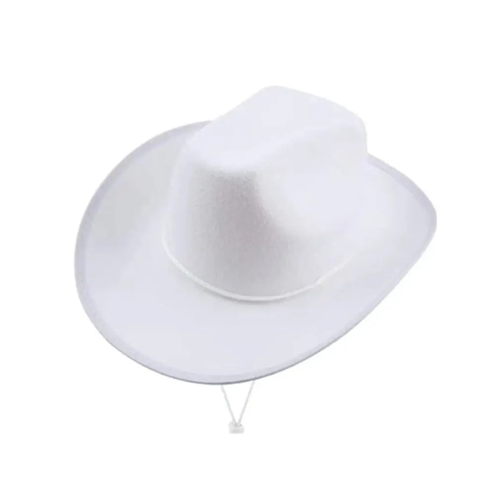 Cowboy Hat Felt Princess Hat Performance Bound Western Cowgirl Hat Bachelorette Birthday Party Costume Accessory