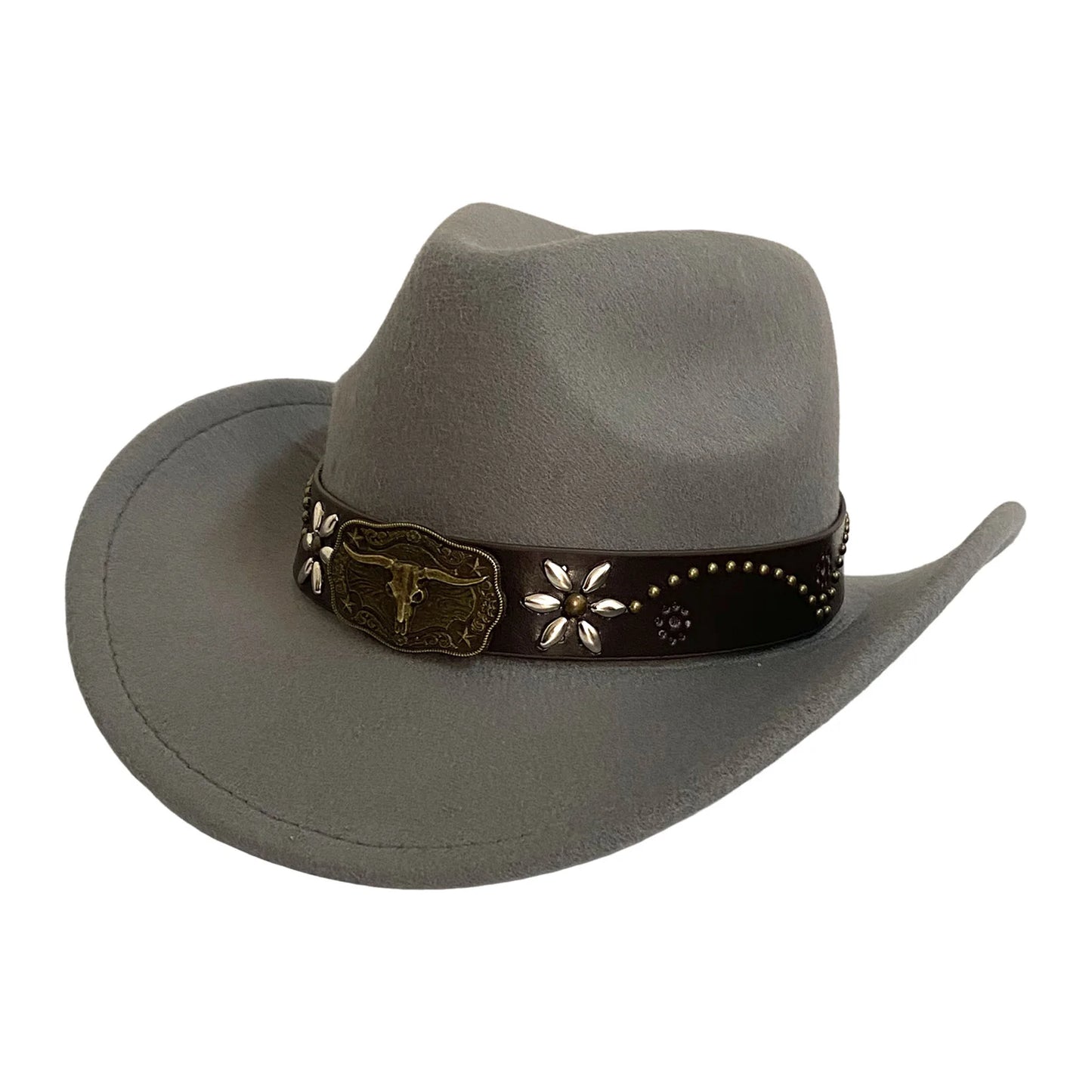 New Western Style Cowboy Hat For Men And Women Retro Wide Brimmed Gentleman's Hat Cowgirl Jazz Hat Summer Fashionable Sun Hats