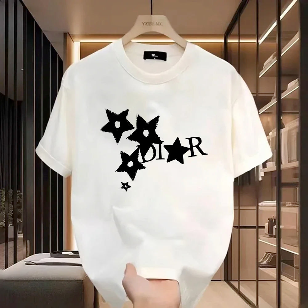 Women Casual T-Shirt Harajuku Y2k Designer Ladies Luxury Tees Female Vintage Trendy Women Pullover T Shirts