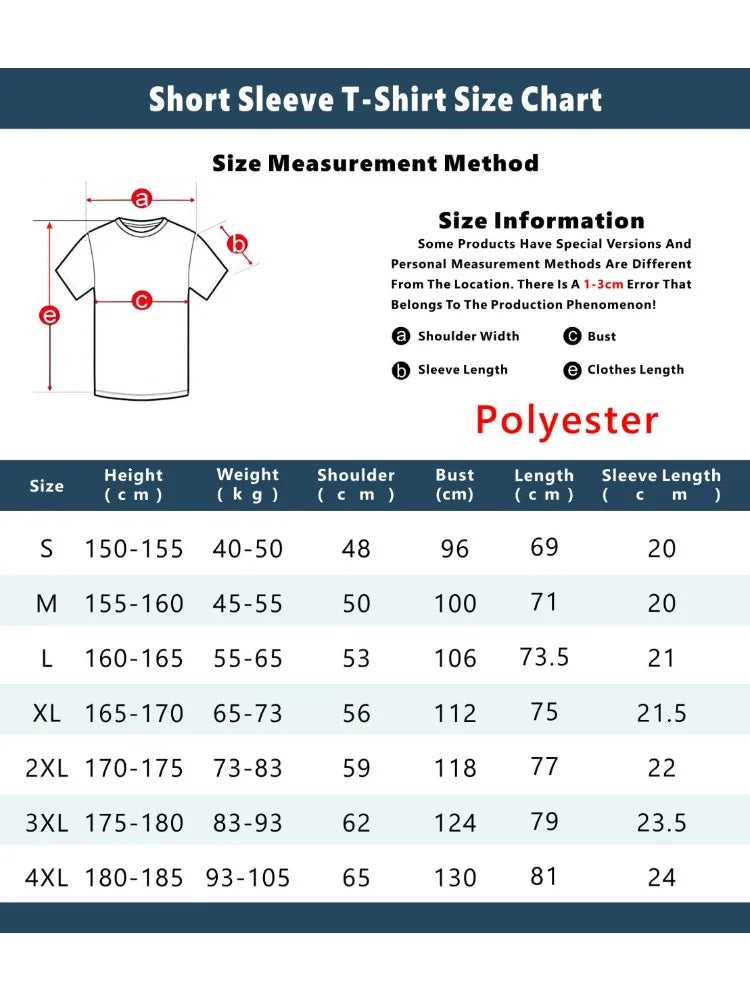 Men'S Summer Fashion Streetwear T-Shirt,Casual Crew Neck Short Sleeve Top with 3D Digital Print,Slight Stretch,Regular Fit for H