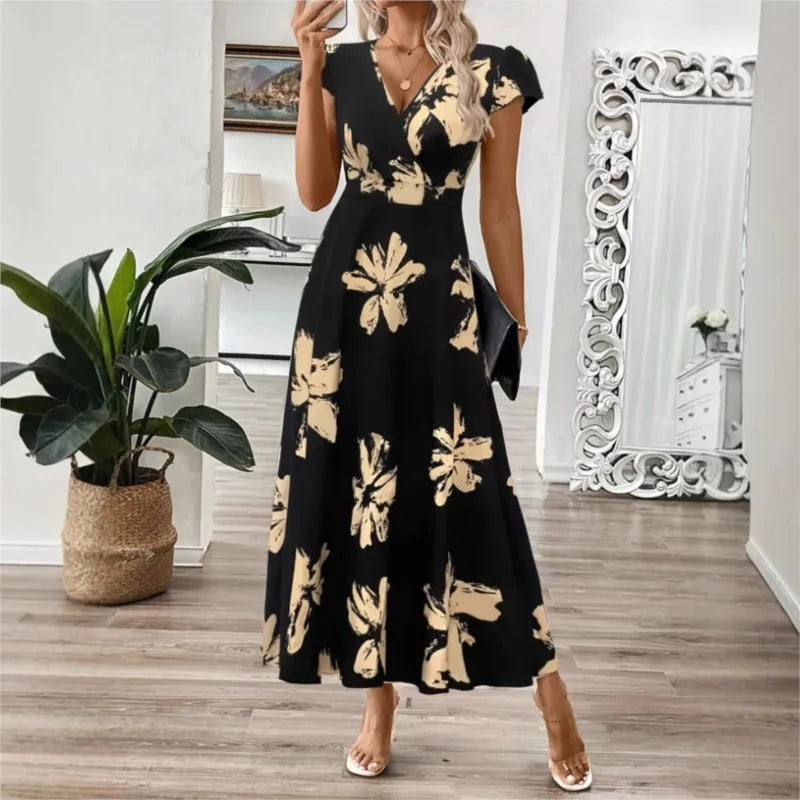 summer dress woman 2025 vestidos para mujer fashion vestidos print party dresses vacation dress long dresses for woman clothing