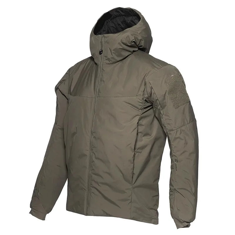 Lea 2-Men's Thick Cotton Jacket, Waterproof, Windproof Hoodie, Silver Label, Tactical P, Outdoor, Warm, Winter