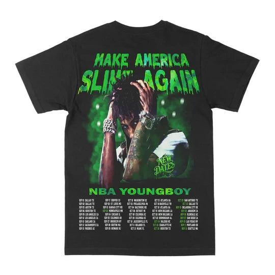 Rapper YoungBoy Never Broke Again MASA Tour 2025 Merch T-Shirt Men's Women Clothing Fashion Vintage Cotton Short Sleeve T Shirts