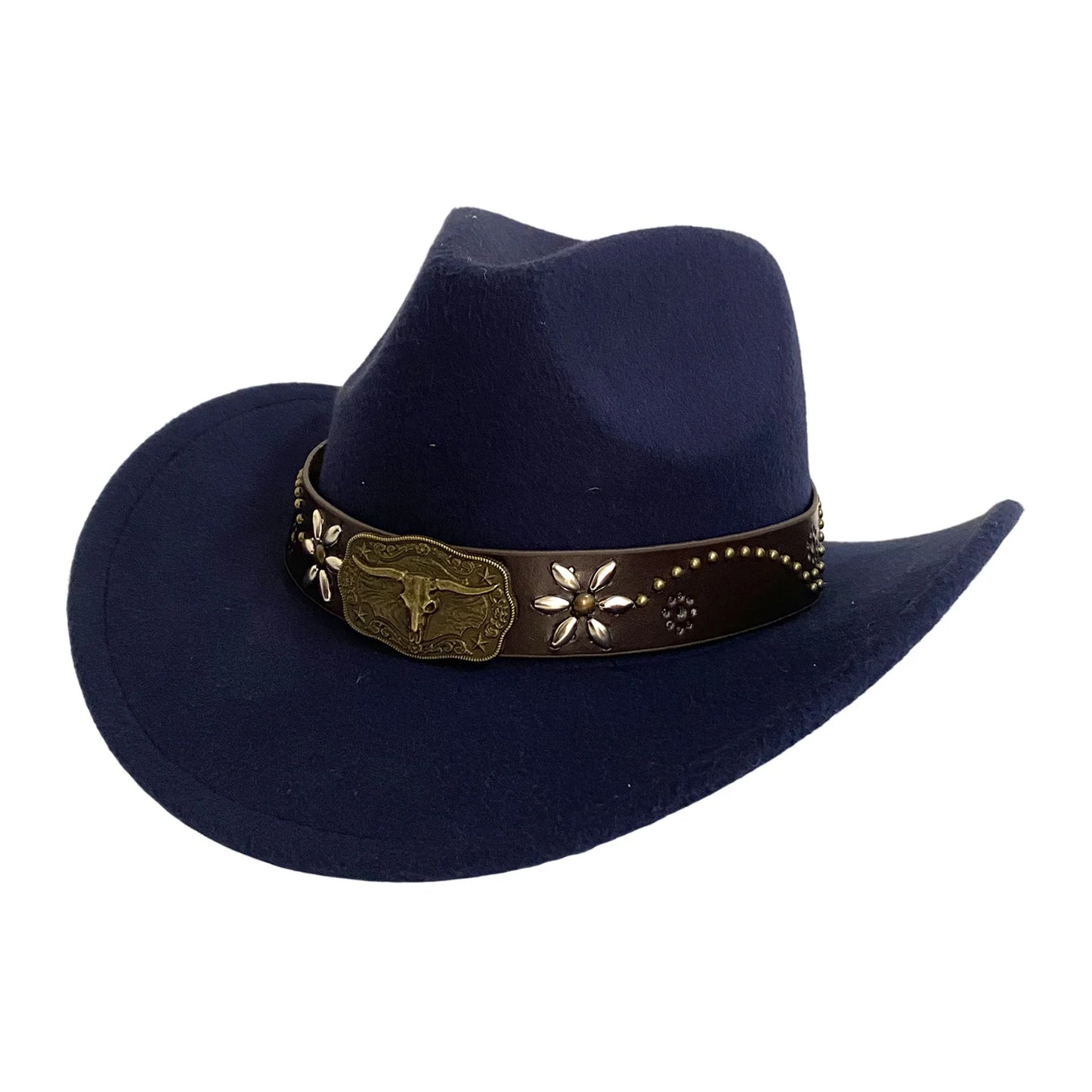 New Western Style Cowboy Hat For Men And Women Retro Wide Brimmed Gentleman's Hat Cowgirl Jazz Hat Summer Fashionable Sun Hats