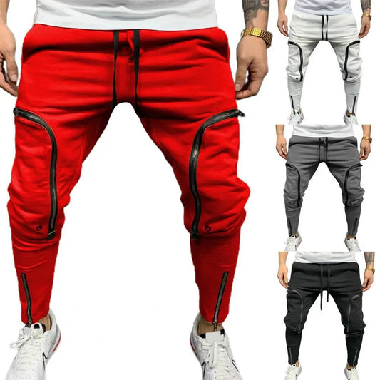 Men's Jogger  Spring Summer Hipster Streetwear New Male Solid Color Casual Cargo Pants  Men Trousers