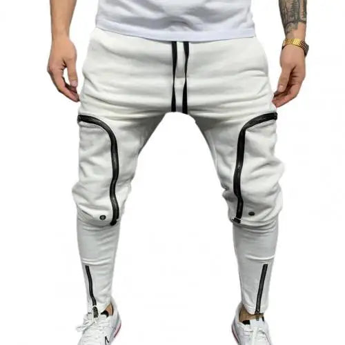 Men's Jogger  Spring Summer Hipster Streetwear New Male Solid Color Casual Cargo Pants  Men Trousers