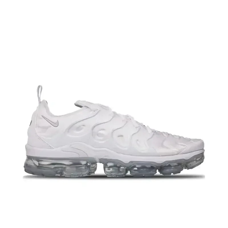 Nike Air Vapormax Plus TN White Red Mesh Breathable Anti-Slip Air Cushion Men Women Running Shoes Unisex Nike Sports Sneakers