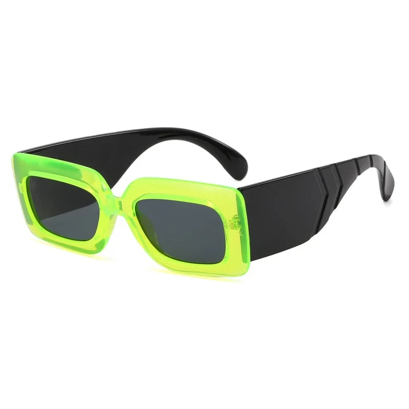 Square Sunglasses Men Women Snakeskin Sun Glasses Snake Pattern Travel Vintage Retro Oculos Shades Female UV400 Gafas De Sol