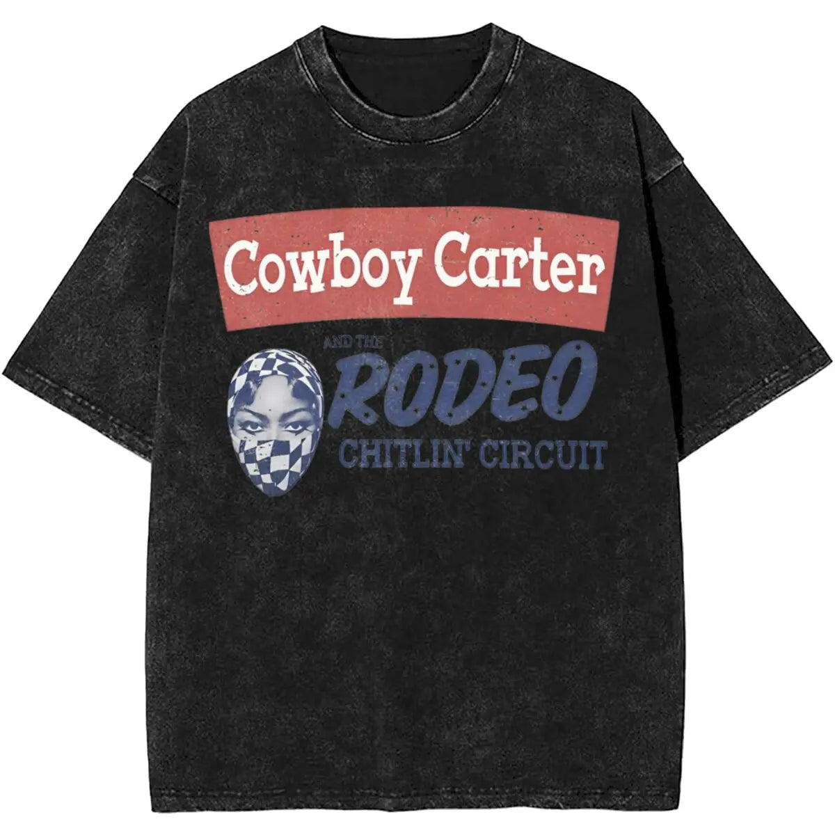 Cowboy Carter Album Beyonce 2024 Tour Outfit Washed T Shirt Men Women Streetwear Hip Hop T-Shirts Summer Tees Tops Cotton