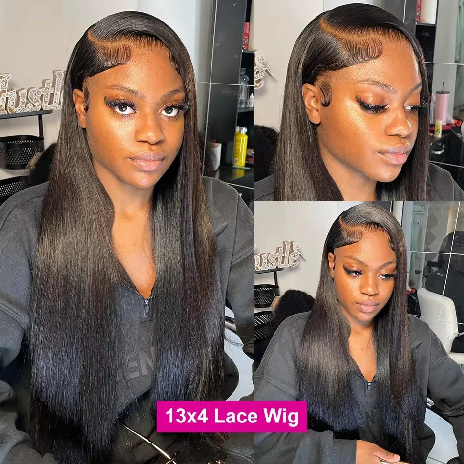 30 40 Inch Straight Lace Front Wigs Hd Lace Wig 13x6 Human Hair Wigs For Black Women Pre Plucked Brazilian 13x4 Lace Frontal Wig