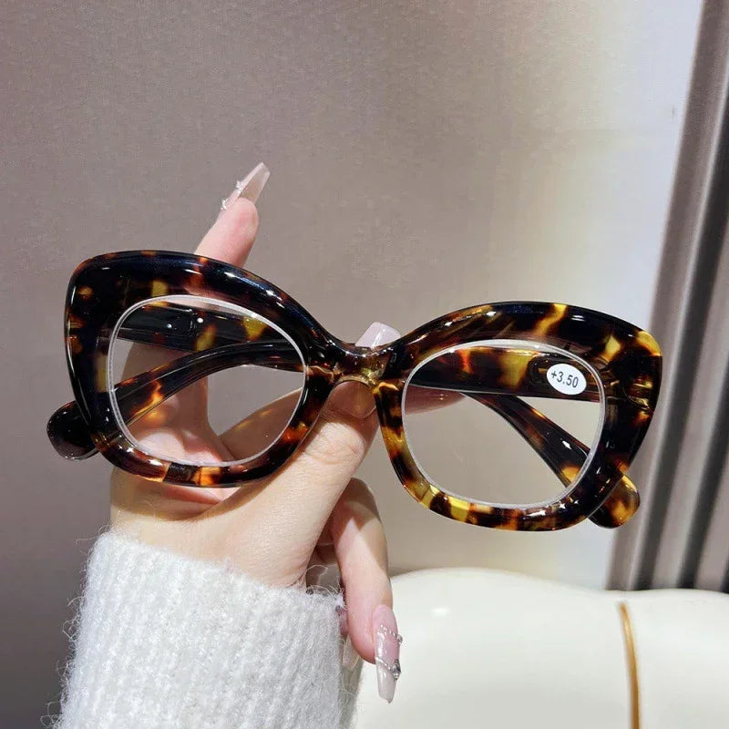 Vintage Finished Presbyopia Glasses Unisex Women Men's Anti Blue Light Farsighted Eyewear Optical Prescription Reading Glasses