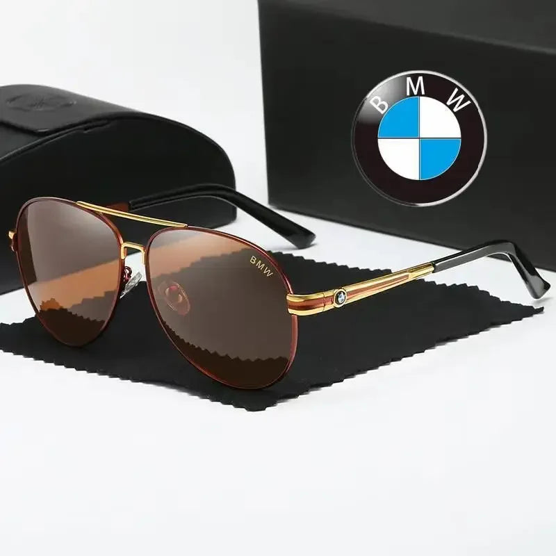 Car logo X1 X3 X5 X7 F10 F20 F30 G20 G30 F15 E46 E39 E60 E90 Car High End Polarized Glasses Anti Glare Sunglasses Driver Goggles