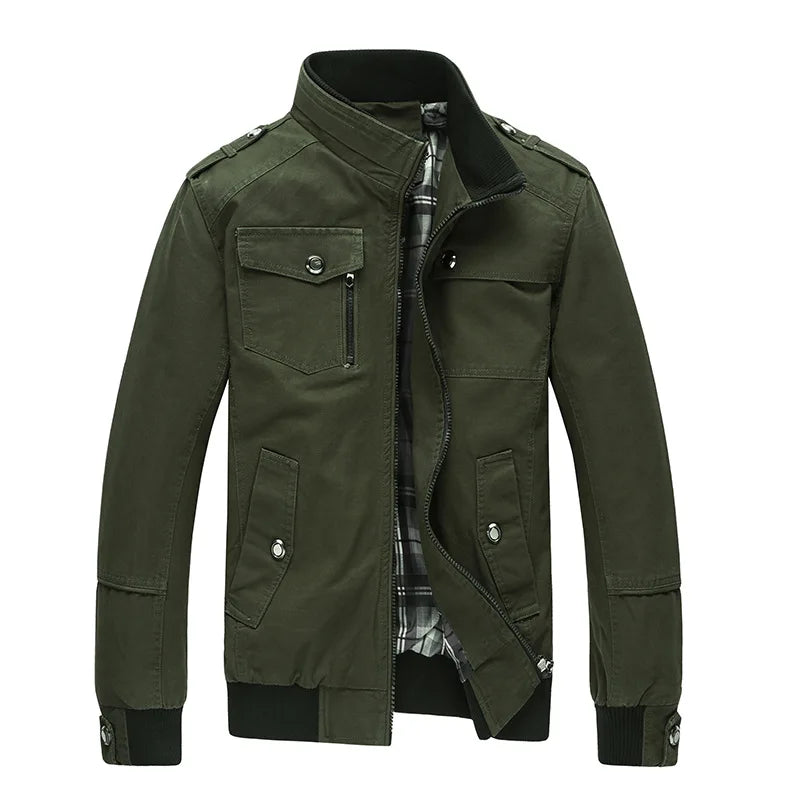 Tactical Military Jackets Men Spring Autumn Winter Pilot Jackets Army Cotton Coat Fashion Casual Cargo Slim Fit Clothes Hiking