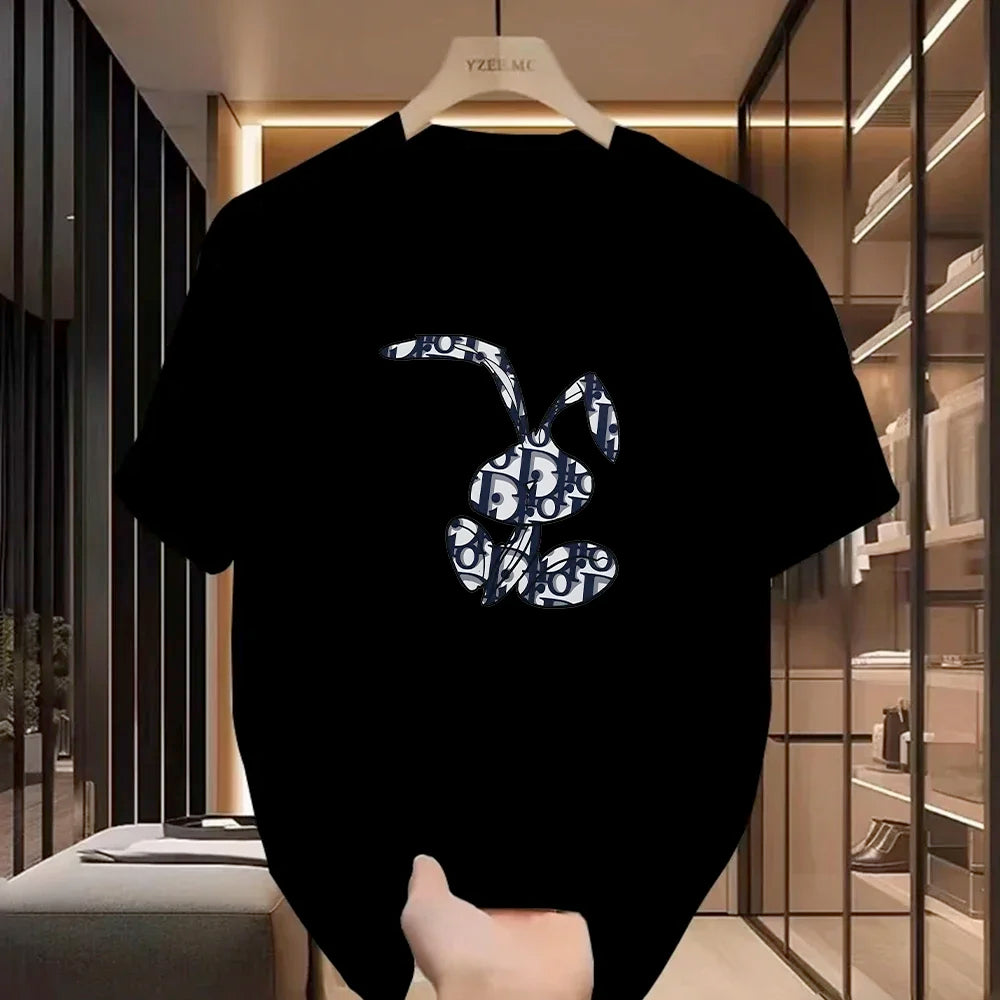 Women Casual T-Shirt Harajuku Y2k Designer Ladies Luxury Tees Female Vintage Trendy Women Pullover T Shirts