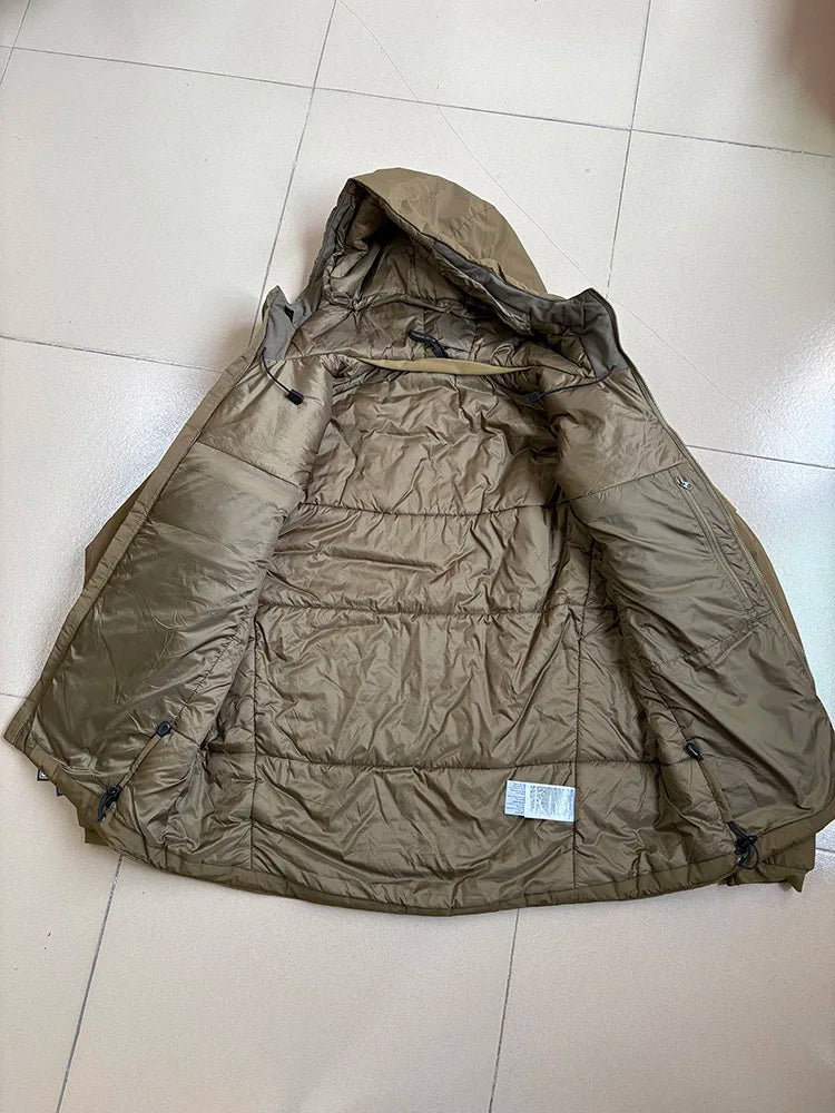 Lea 2-Men's Thick Cotton Jacket, Waterproof, Windproof Hoodie, Silver Label, Tactical P, Outdoor, Warm, Winter