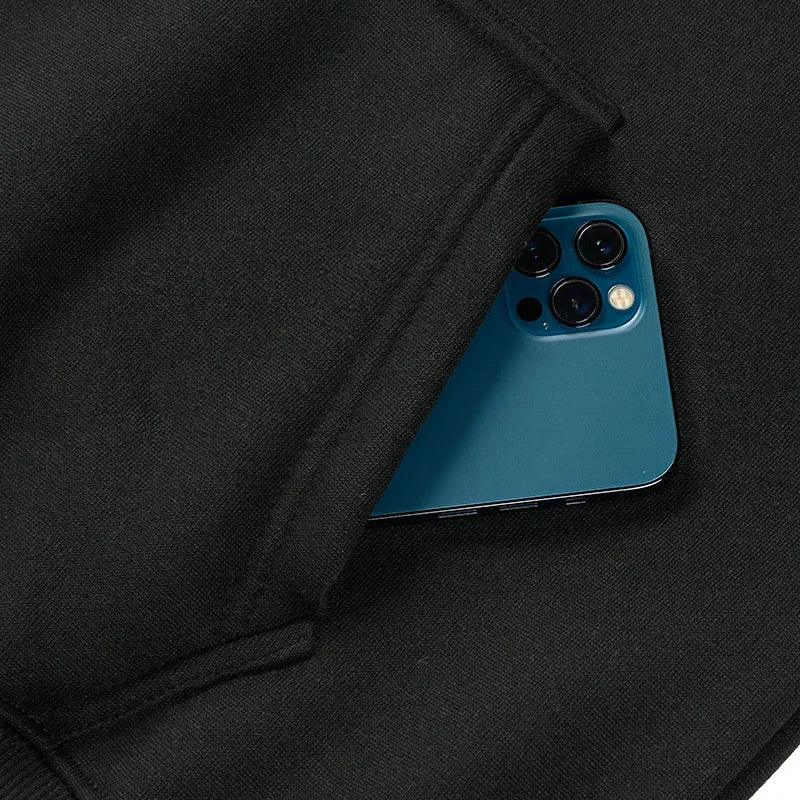 Fall Men's Casual Long Sleeve Hoodie Sweatshirt Jacket with Zipper - Ideal for Relaxed Outings & Male Fashion