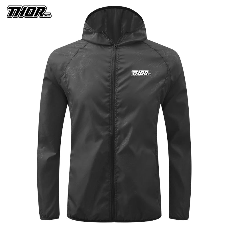 THORSOL Bike Waterproof Cycling Jackets MTB Bicycle Sun-Protective Windbreaker Quick Dry Outdoor Sports Downhill Raincoat Unisex