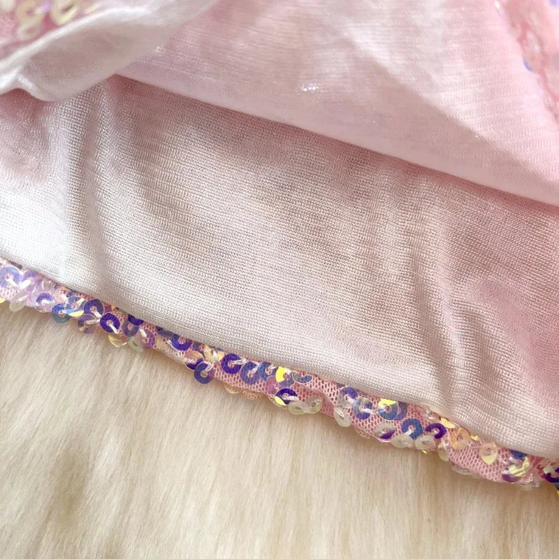 Summer Women Design Off Shoulder Tank Tops With Bra Pad Sequin Elastic Pleated Patchwork Crop Tops Backless New All-match Camis