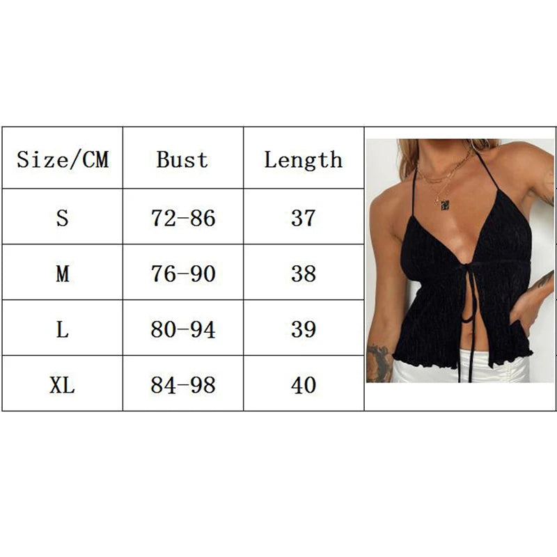 Sexy Summer Cami Top Bowknot Lace-Up Sleeveless Cropped Vest Elegant Youth Clothes Women Fashion Off Shoulder 2024 New