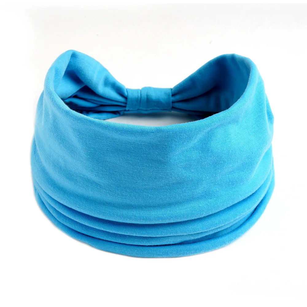 Bohemian European and American Sports Headband Women's Wide Yoga Elastic Running Hair Accessories Headwear
