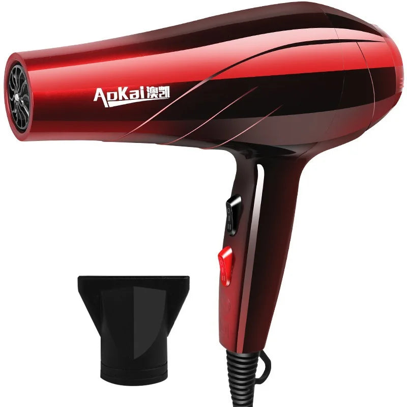 Hair Dryer Professional Powerful Air Dryer Nozzle Pumps Air Blower Adjustment Hot/Cold for Barber Salon Hair Fast Styling Tools