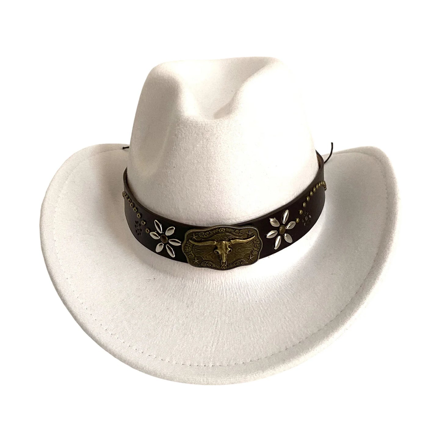 New Western Style Cowboy Hat For Men And Women Retro Wide Brimmed Gentleman's Hat Cowgirl Jazz Hat Summer Fashionable Sun Hats