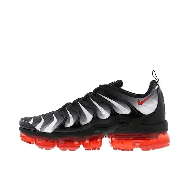 Nike Air Vapormax Plus TN White Red Mesh Breathable Anti-Slip Air Cushion Men Women Running Shoes Unisex Nike Sports Sneakers