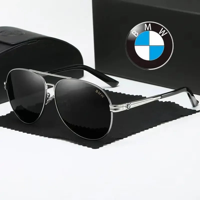 Car logo X1 X3 X5 X7 F10 F20 F30 G20 G30 F15 E46 E39 E60 E90 Car High End Polarized Glasses Anti Glare Sunglasses Driver Goggles