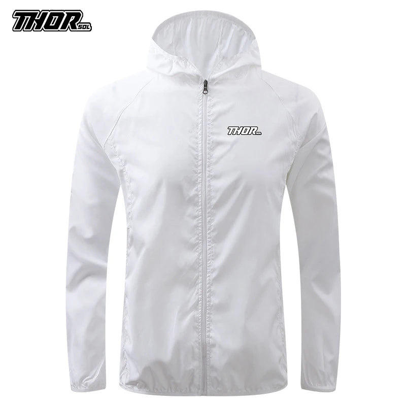THORSOL Bike Waterproof Cycling Jackets MTB Bicycle Sun-Protective Windbreaker Quick Dry Outdoor Sports Downhill Raincoat Unisex