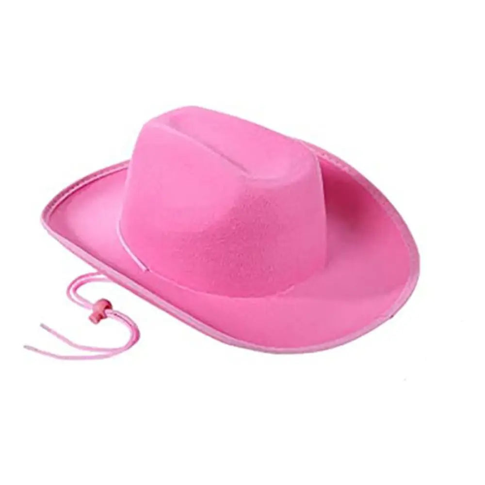 Cowboy Hat Felt Princess Hat Performance Bound Western Cowgirl Hat Bachelorette Birthday Party Costume Accessory