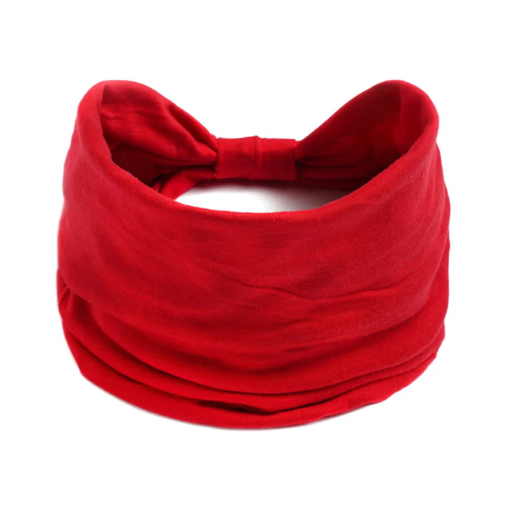 Bohemian European and American Sports Headband Women's Wide Yoga Elastic Running Hair Accessories Headwear