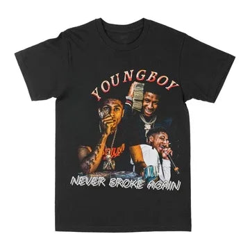 Rapper YoungBoy Never Broke Again MASA Tour 2025 Merch T-Shirt Men's Women Clothing Fashion Vintage Cotton Short Sleeve T Shirts