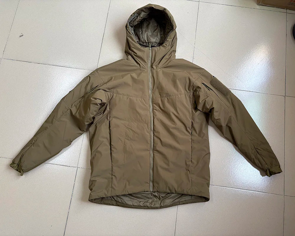 Lea 2-Men's Thick Cotton Jacket, Waterproof, Windproof Hoodie, Silver Label, Tactical P, Outdoor, Warm, Winter