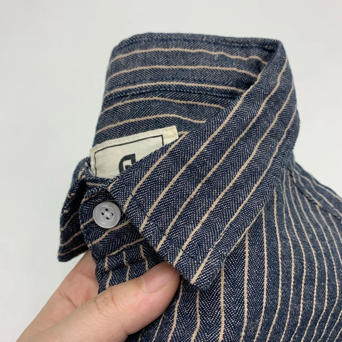 55% Linen 45% Cotton Vintage Striped Shirts for Men American Casual Retro Loose Blouses 2024 Spring Autumn Long Sleeve Male Tops