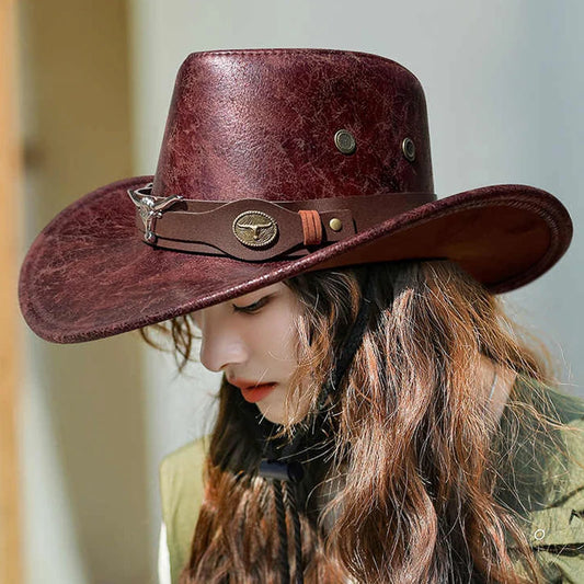 Cowboy Hat for Women and Men Western Suede Hat Panama Hat Cowboy & Cowgirl Hat Felt Wide Brim Women Men Fedora Hats