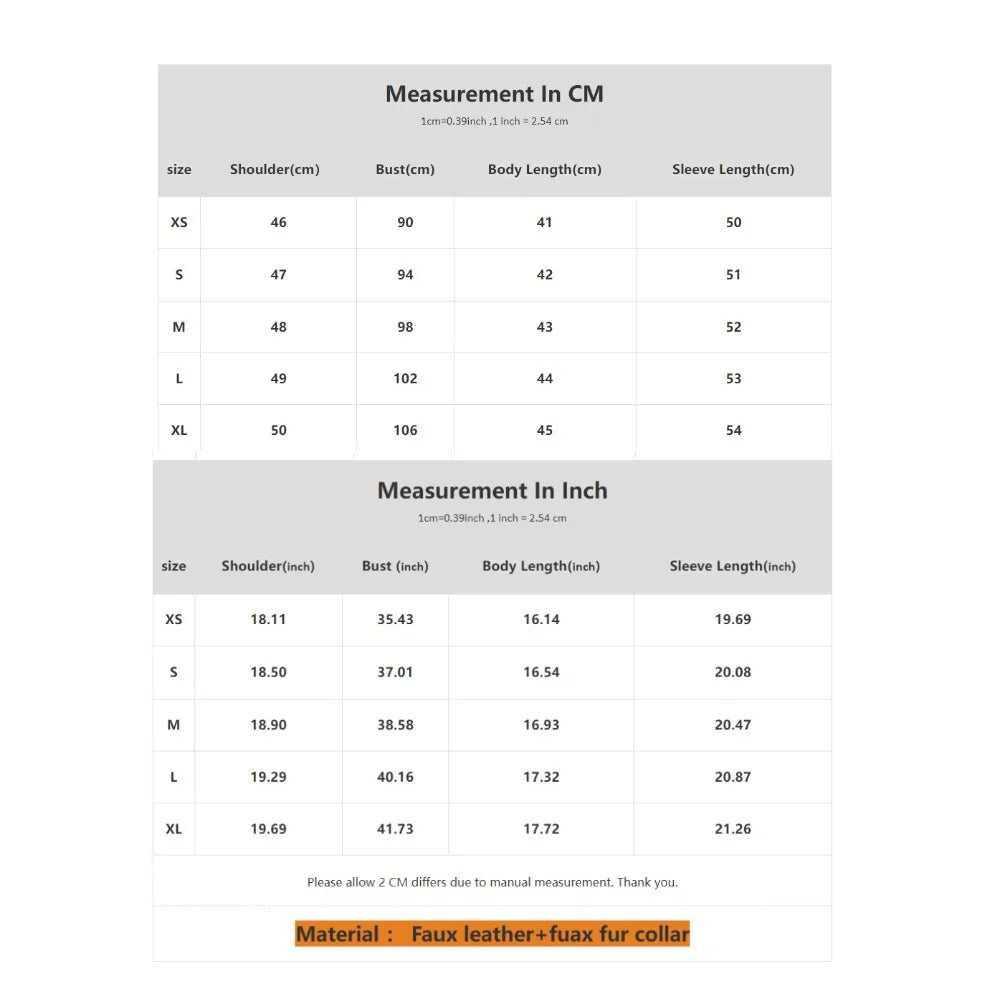 Faux Fur Coat  Female Autumn Faux Leather Jacket Short Clothing Long Sleeve Spring New PU Fur Jacket Artificial Women Pockets