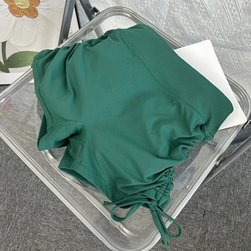 2024 Yoga Shorts Women Fitness Shorts Running Cycling Shorts Breathable Sports Leggings High Waist Summer Workout Gym Shorts