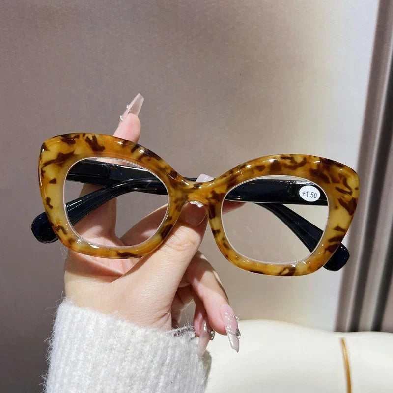 Vintage Finished Presbyopia Glasses Unisex Women Men's Anti Blue Light Farsighted Eyewear Optical Prescription Reading Glasses