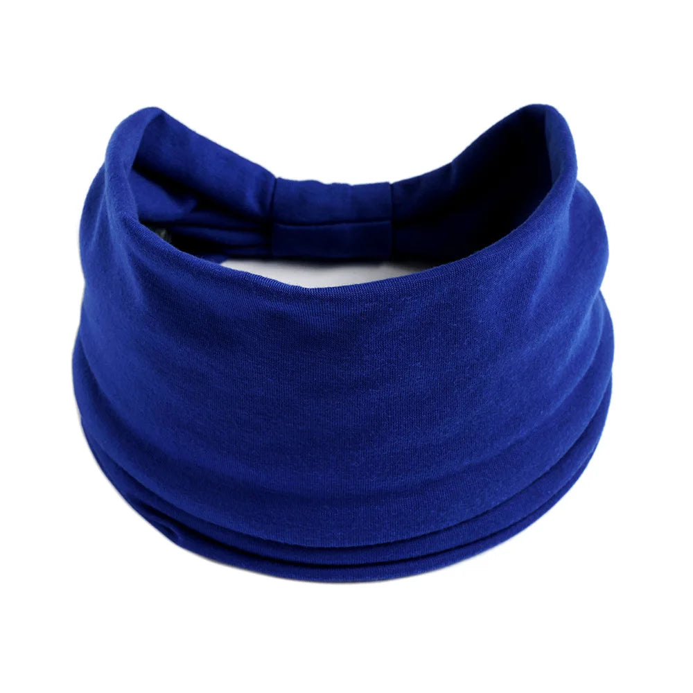 Bohemian European and American Sports Headband Women's Wide Yoga Elastic Running Hair Accessories Headwear