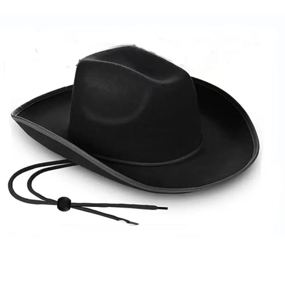 Cowboy Hat Felt Princess Hat Performance Bound Western Cowgirl Hat Bachelorette Birthday Party Costume Accessory