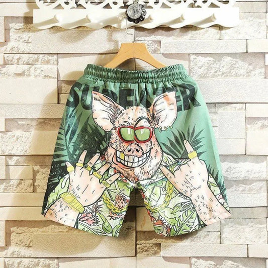 Shorts for Men Printed Baggy Board Man Short Pants Xl in Bulk 3 Quarter Clothing Essential Personalizate Vintage Korean Style