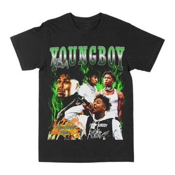 Rapper YoungBoy Never Broke Again MASA Tour 2025 Merch T-Shirt Men's Women Clothing Fashion Vintage Cotton Short Sleeve T Shirts