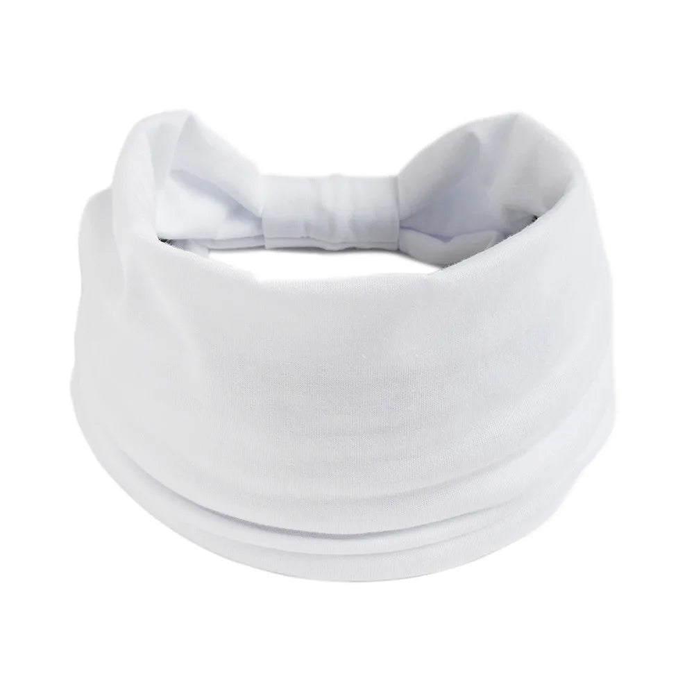 Bohemian European and American Sports Headband Women's Wide Yoga Elastic Running Hair Accessories Headwear