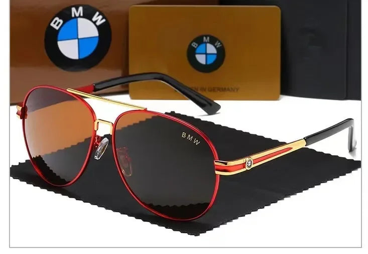 Car logo X1 X3 X5 X7 F10 F20 F30 G20 G30 F15 E46 E39 E60 E90 Car High End Polarized Glasses Anti Glare Sunglasses Driver Goggles