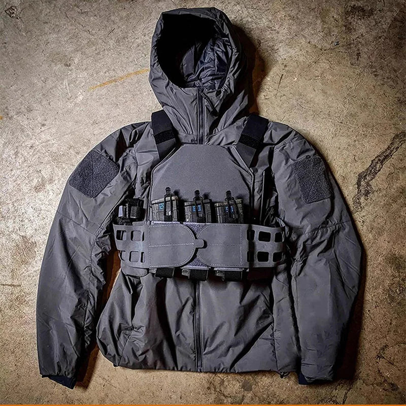 Lea 2-Men's Thick Cotton Jacket, Waterproof, Windproof Hoodie, Silver Label, Tactical P, Outdoor, Warm, Winter