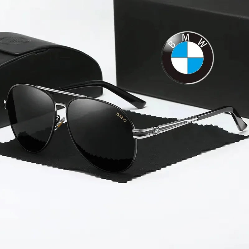 Car logo X1 X3 X5 X7 F10 F20 F30 G20 G30 F15 E46 E39 E60 E90 Car High End Polarized Glasses Anti Glare Sunglasses Driver Goggles